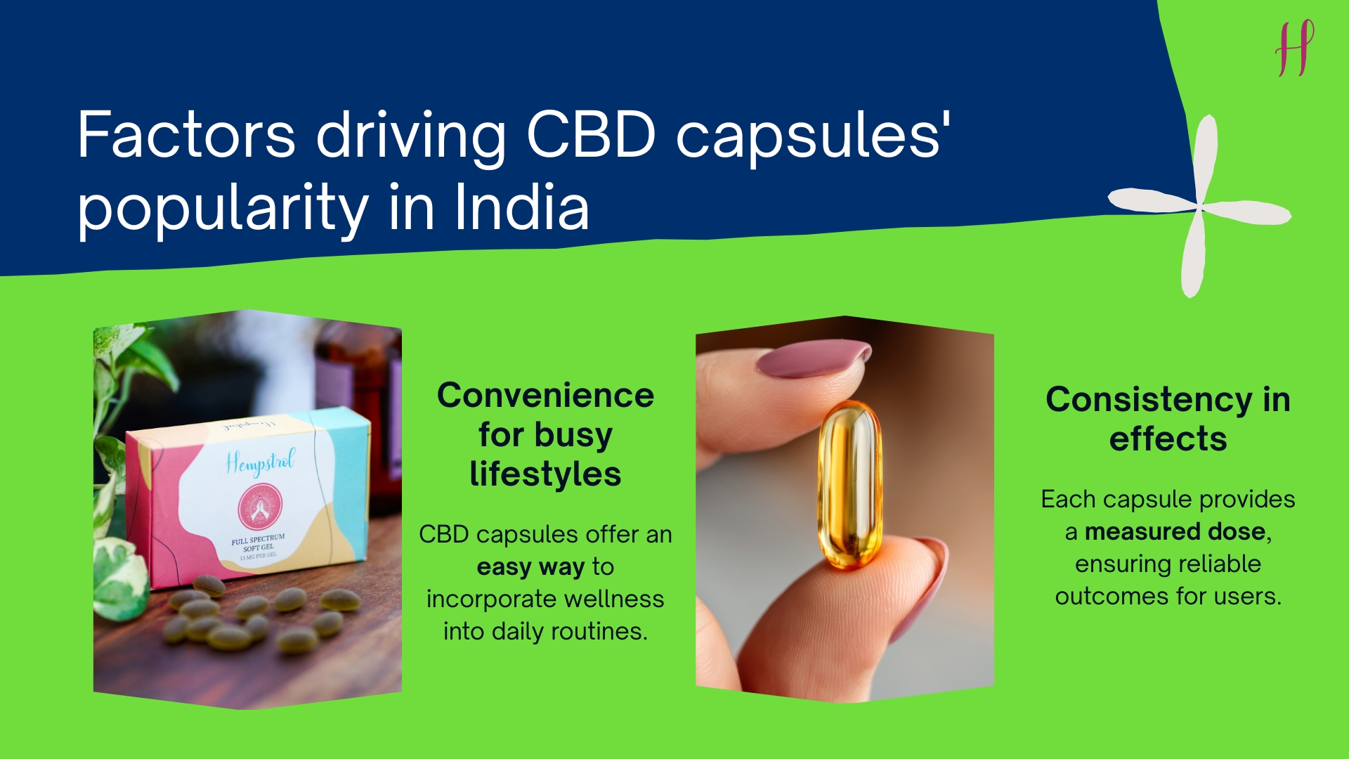 Factors driving cbd capsul populatrity in india